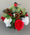 Christmas Memorial pot with pine cones